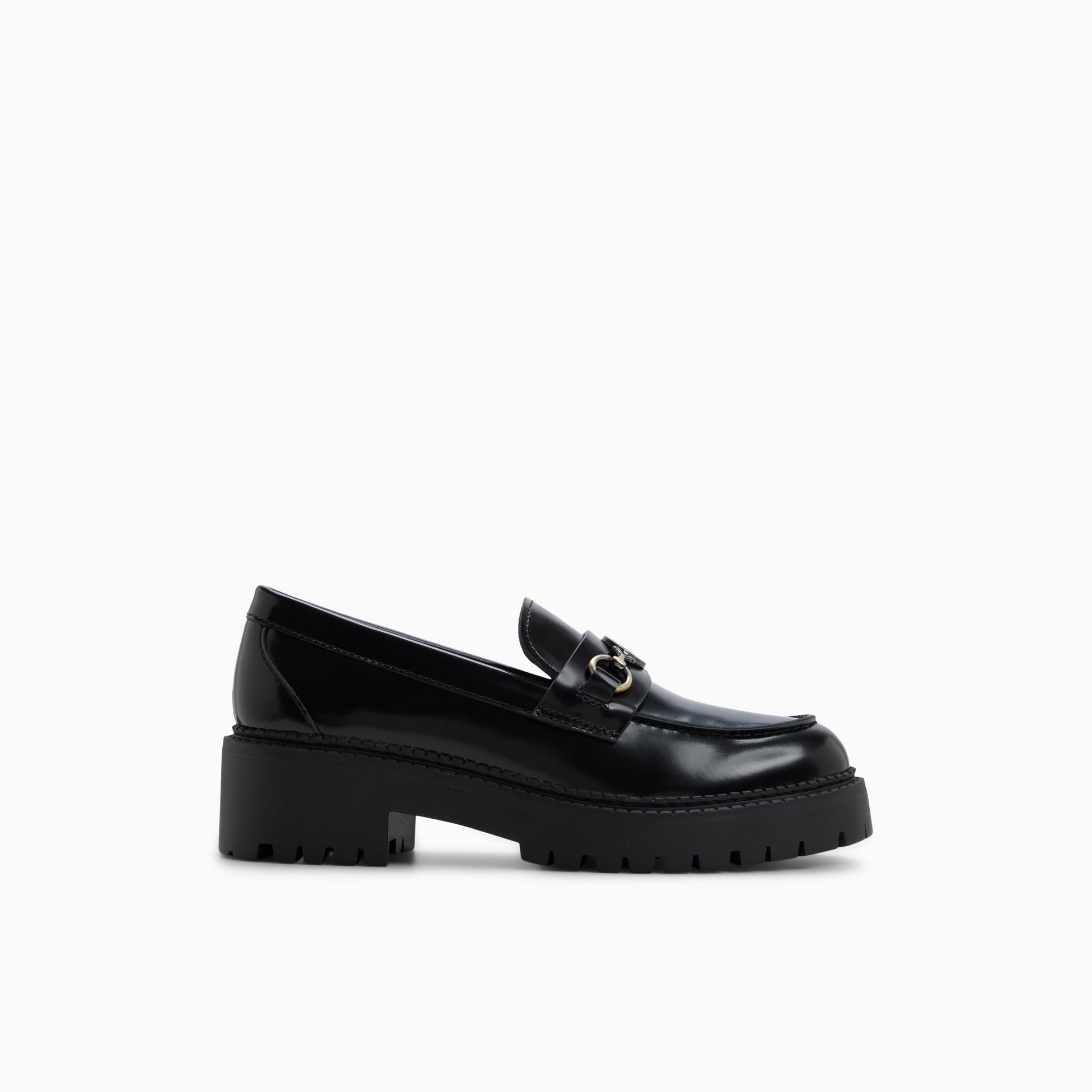 Women's Rosamund Lug Penny Loafer Black