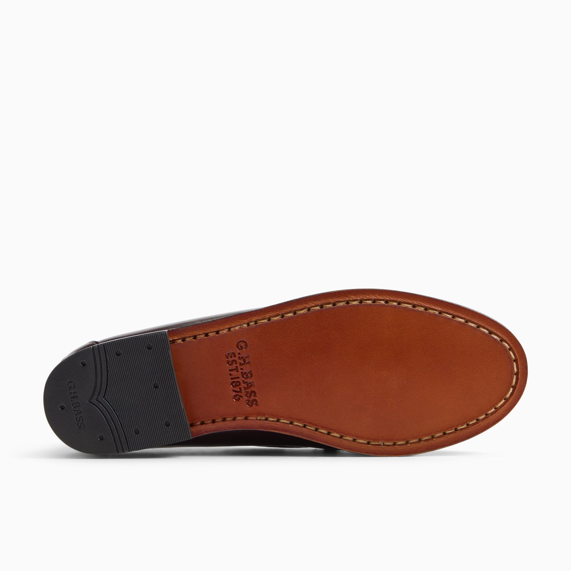 Close-up of the Dark choco Women's Esther Weejuns® Tassel Loafer Kiltie &amp; Tassel Loafers