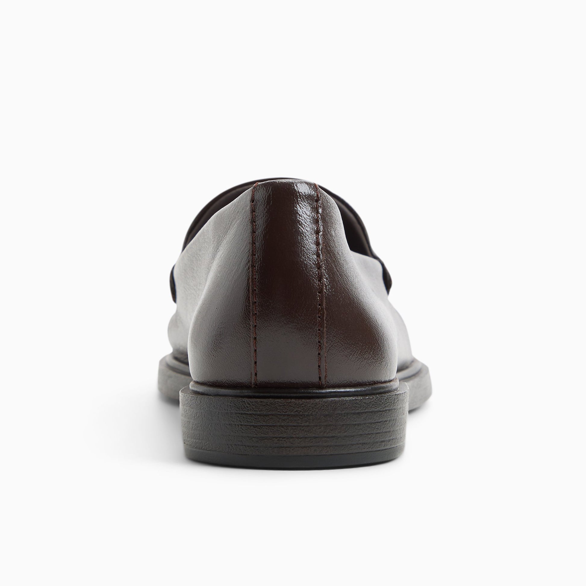 Side view of Dark choco Womens Sloane Venetian Loafer Venetian Loafers