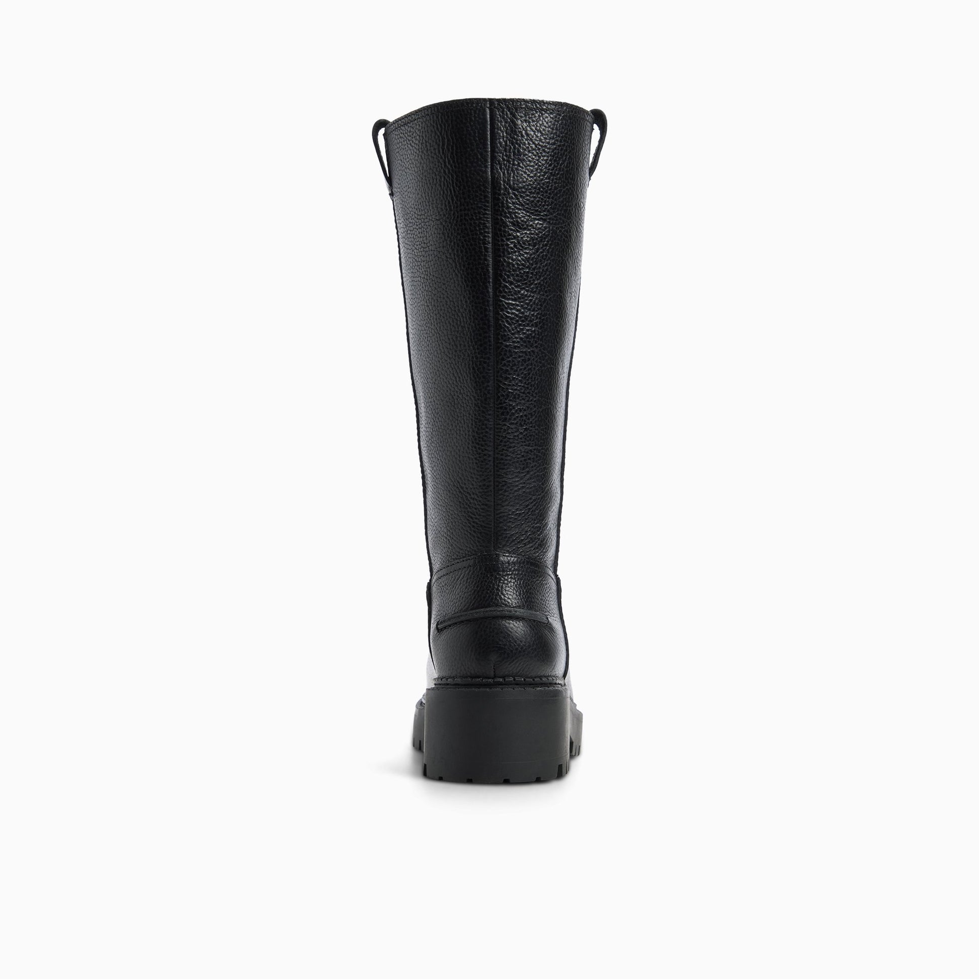 Side view of Black Women's Honor Mid-Calf Boot Mid-Calf Boots