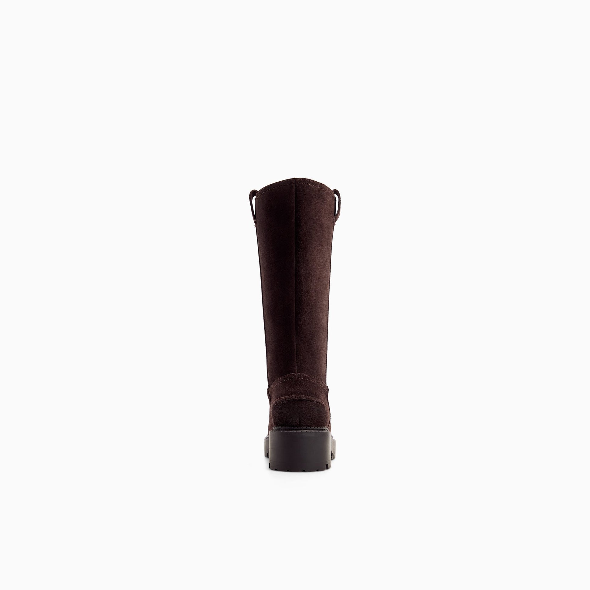 Side view of Dark choco Women's Honor Mid-Calf Boot Mid-Calf Boots