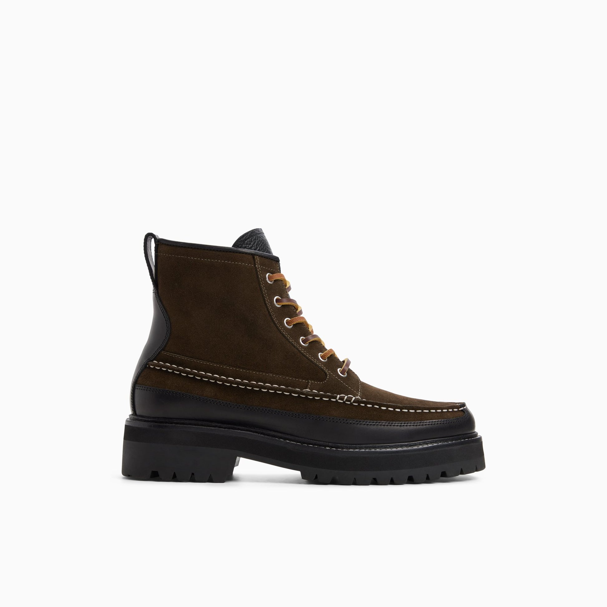 Main View of Olive Men's Quail Hunter Lace-Up Boot Lace-Up Boots for Mens