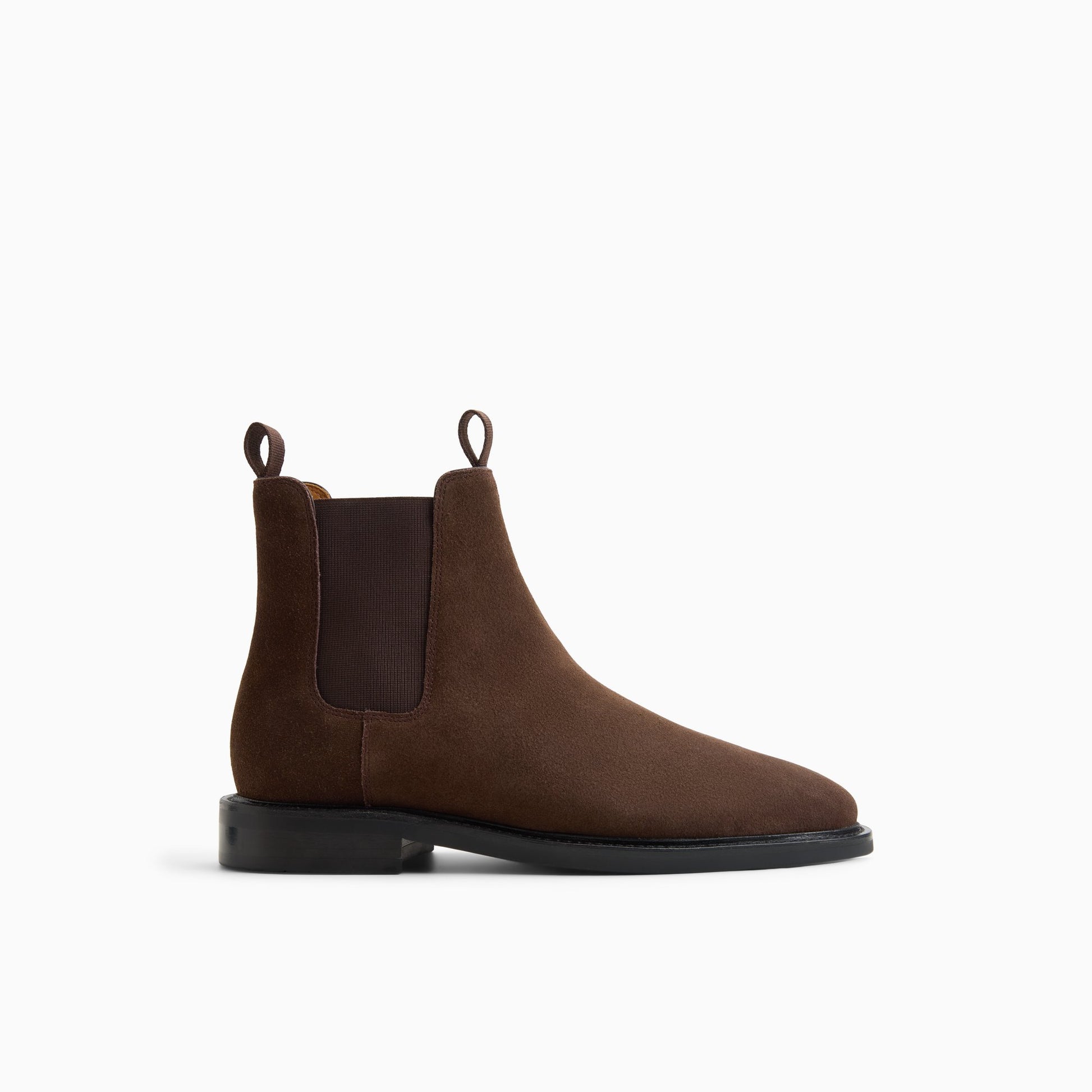 Main View of Dark brown Men's Monogram Chelsea Boot Chelsea Boots for Mens