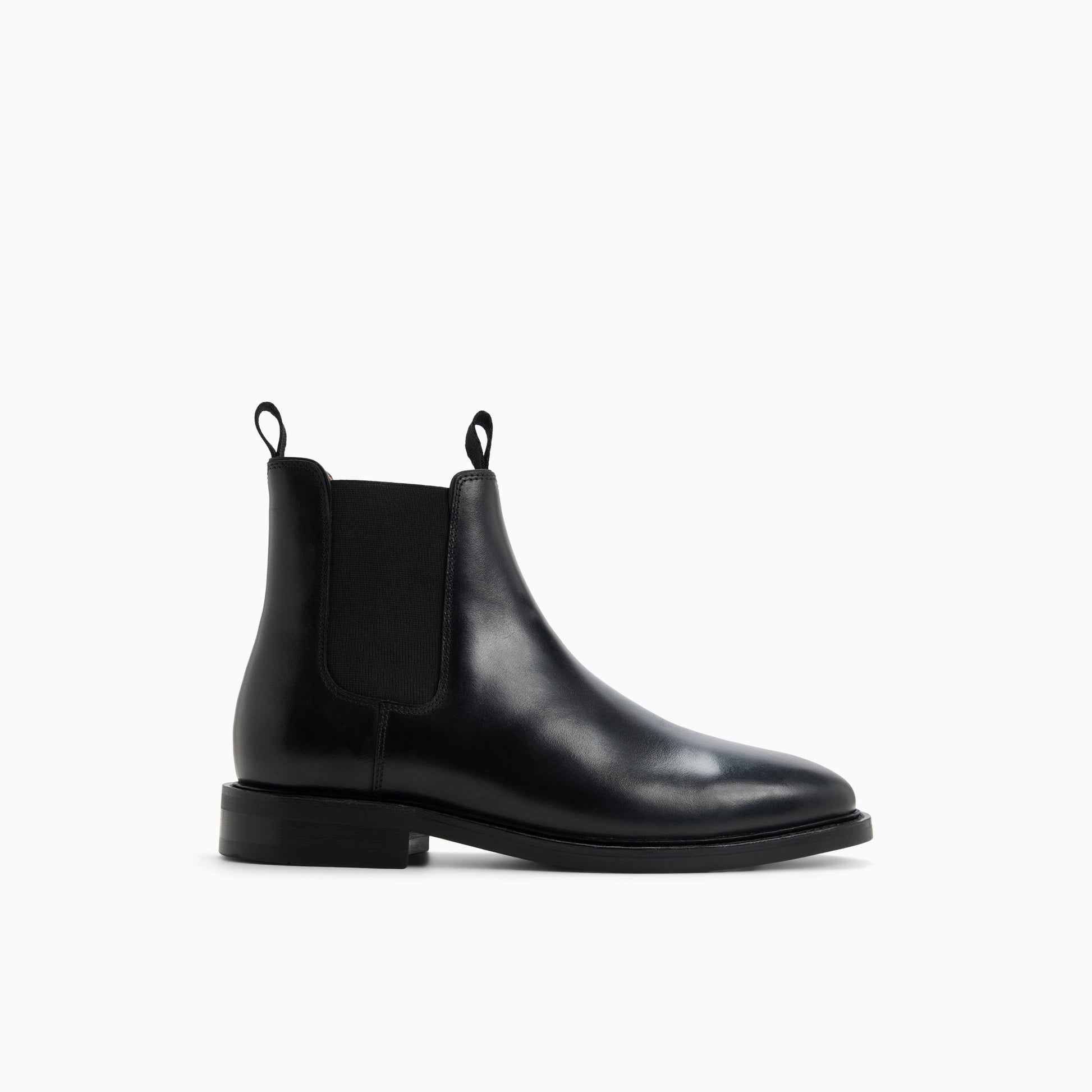 Main View of Black Men's Monogram Chelsea Boot Chelsea Boots for Mens
