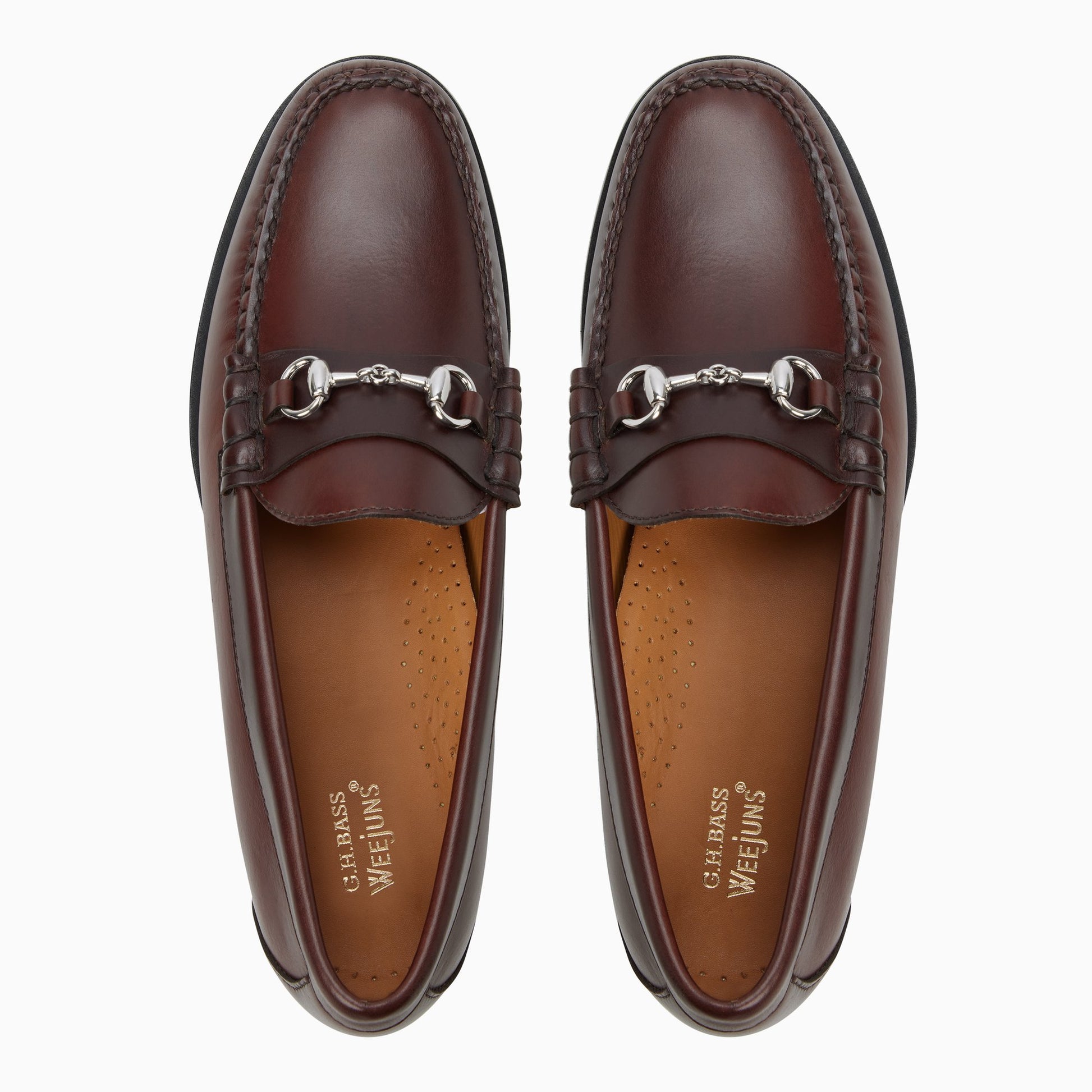 Three-quarter angle of Open tan Men's Lincoln Bit Weejuns® Penny Loafer Penny Loafers's front side