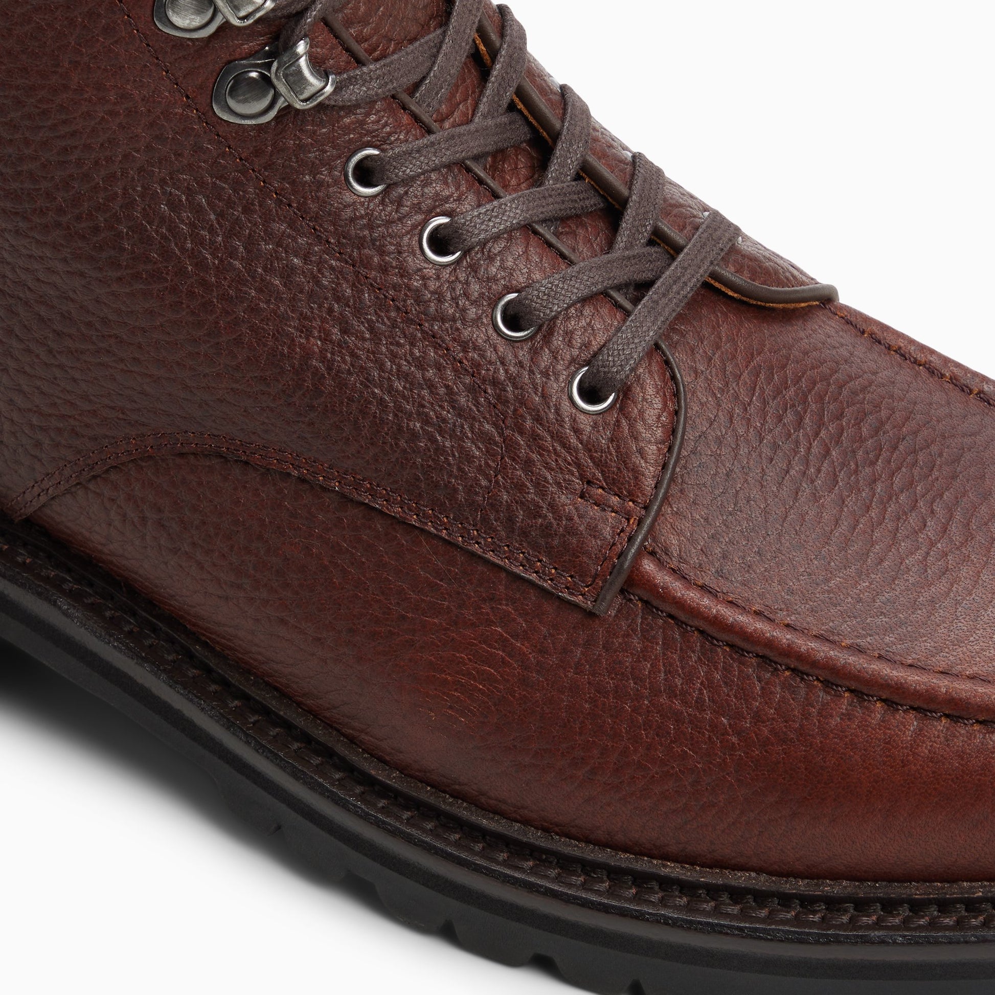 Top-down view of the Brown Men's 1876 Huntsman Lace-Up Boot Lace-Up Boots