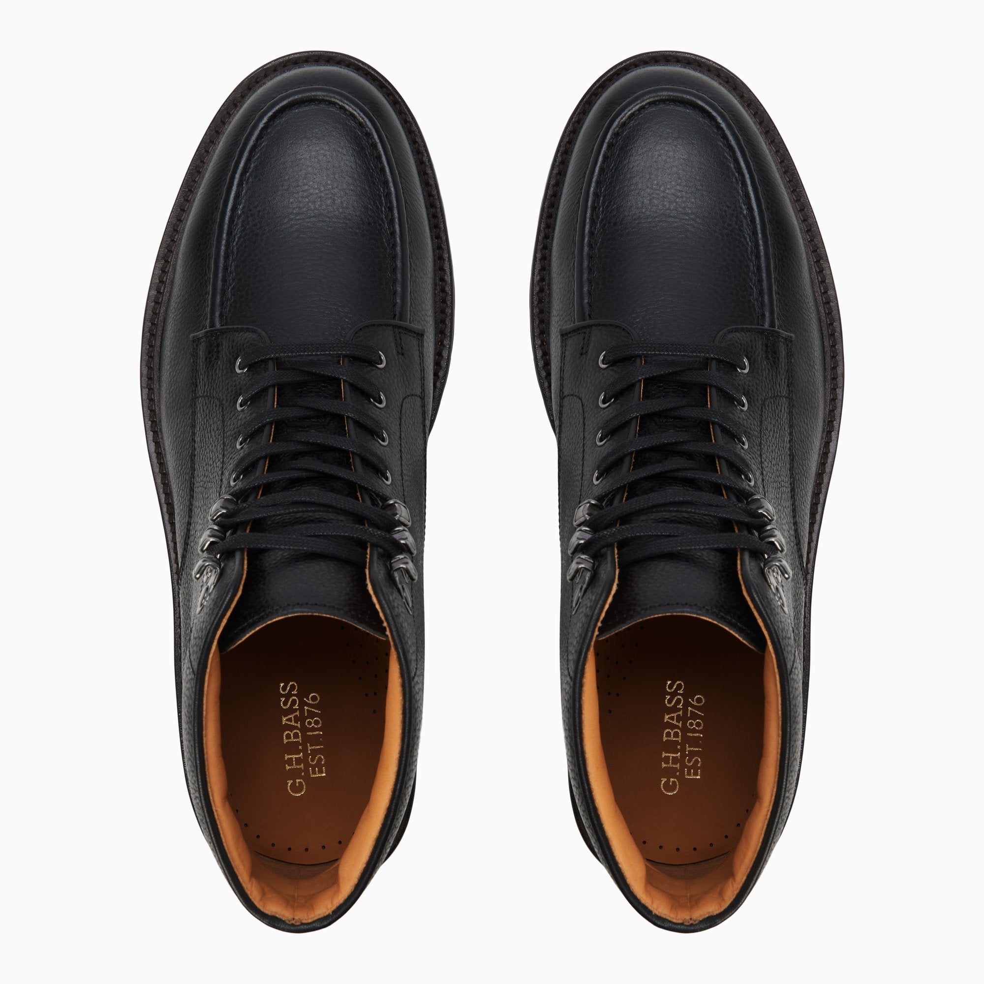 Men's 1876 Huntsman Lace-Up Boot Black | G.H. Bass – G.H.BASS