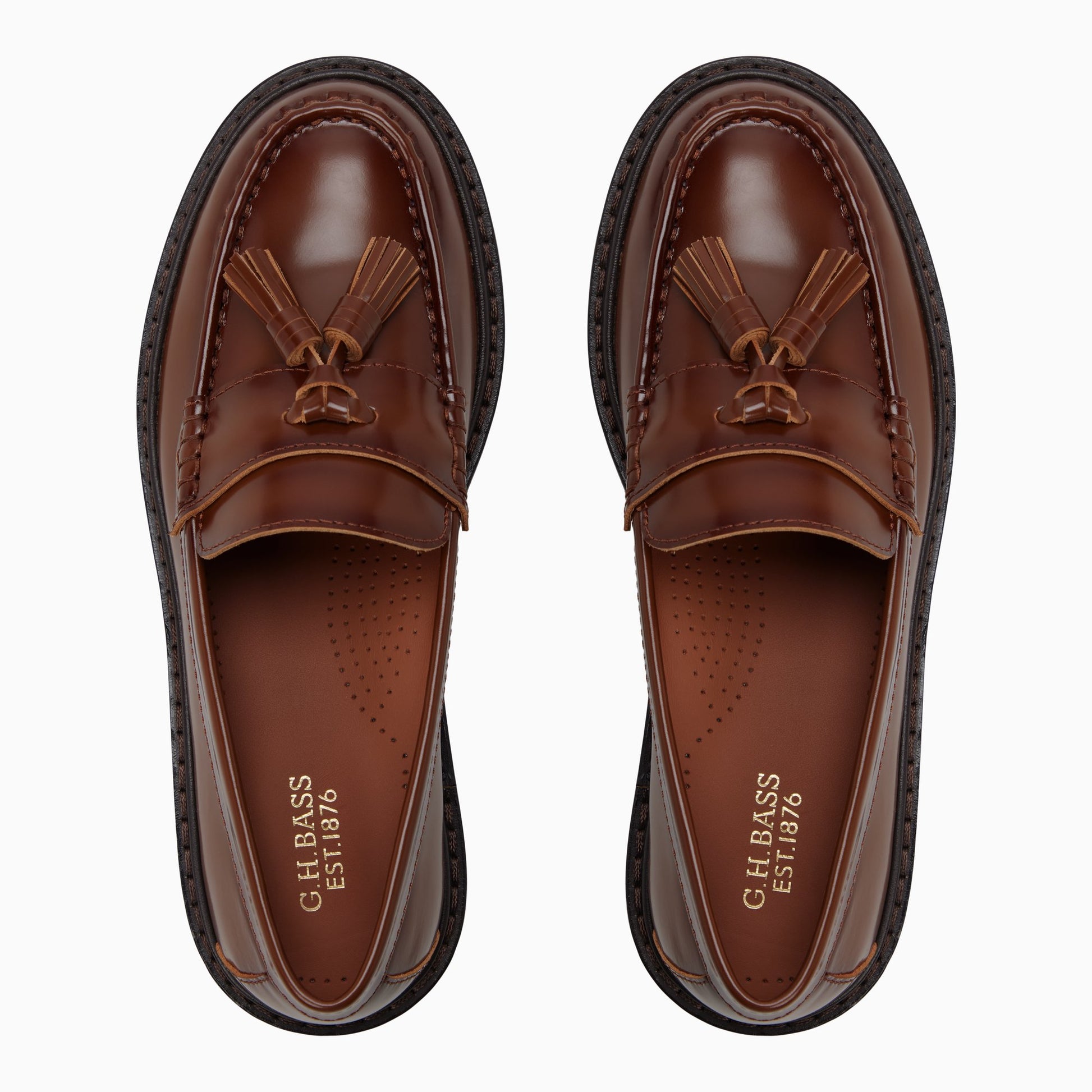 Three-quarter angle of Light brown Women's Margot Tassel Loafer Tassel Loafers's front side