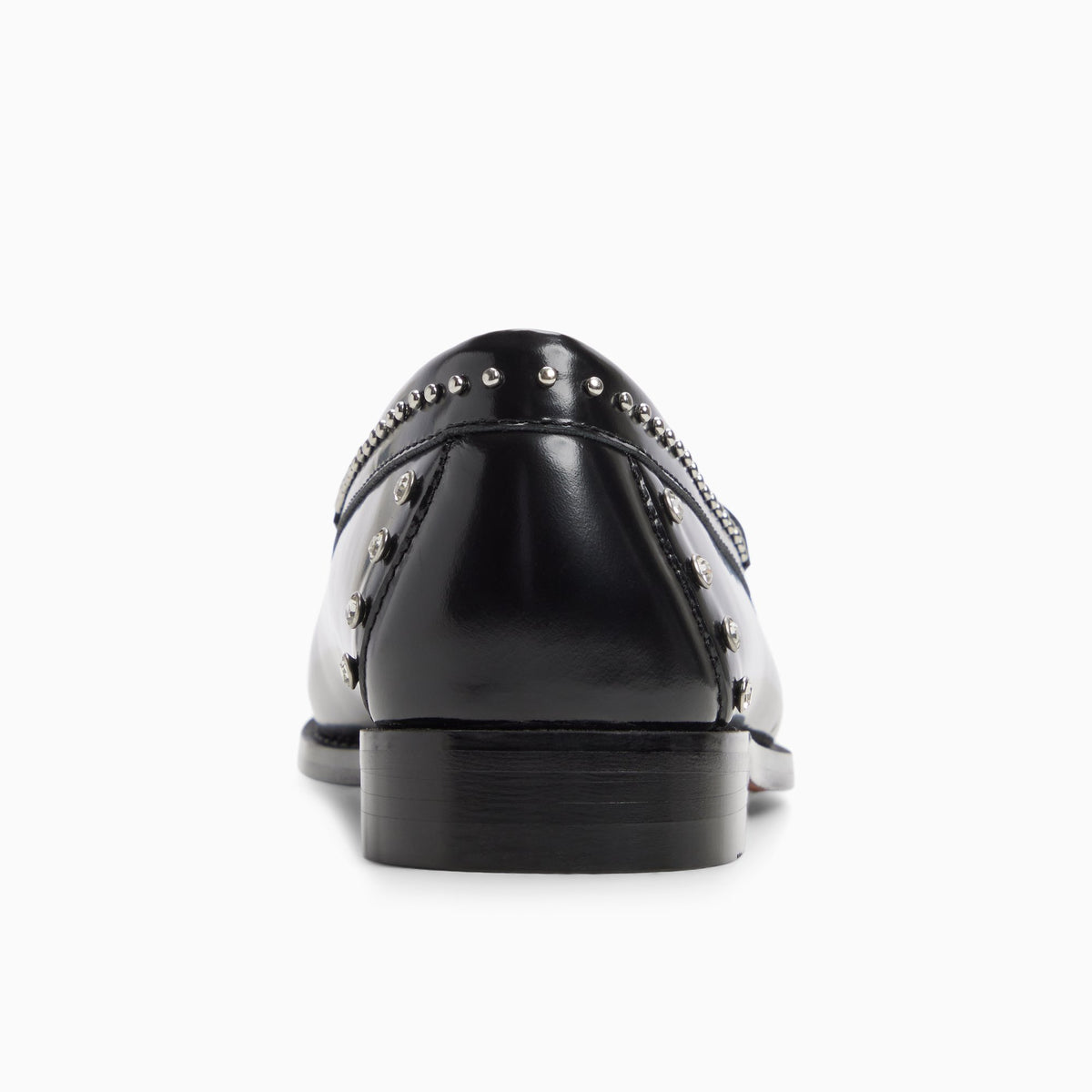 Side view of Black Women's Verity Penny Loafer Penny Loafers