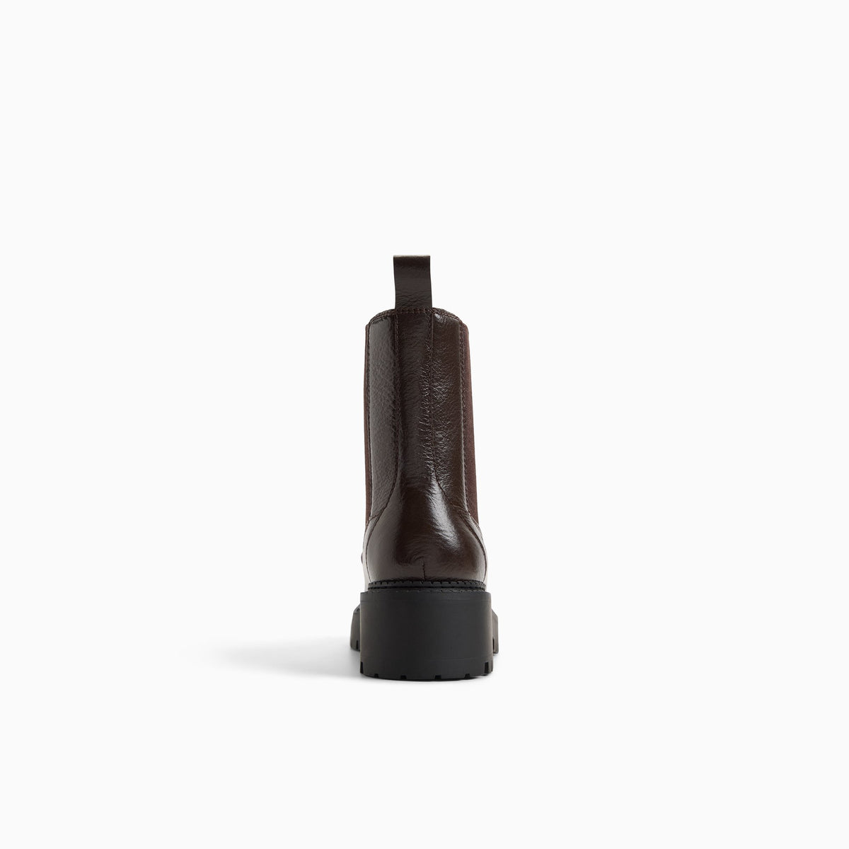Side view of Dark choco Women's Elena Ankle Boot Ankle Boots