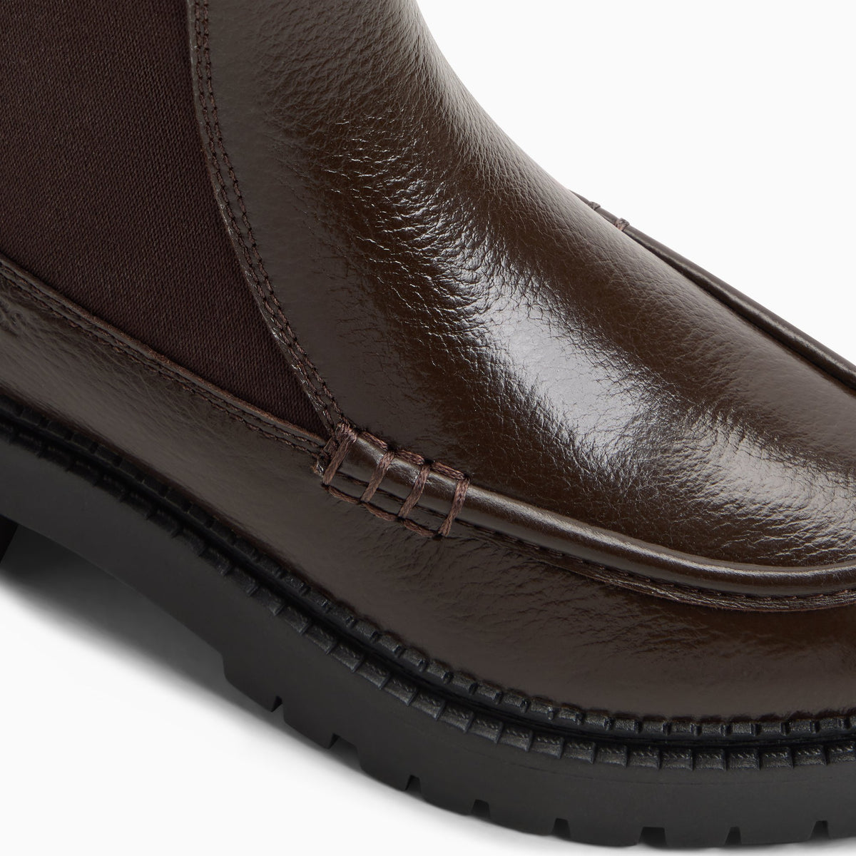 Top-down view of the Dark choco Women's Elena Ankle Boot Ankle Boots