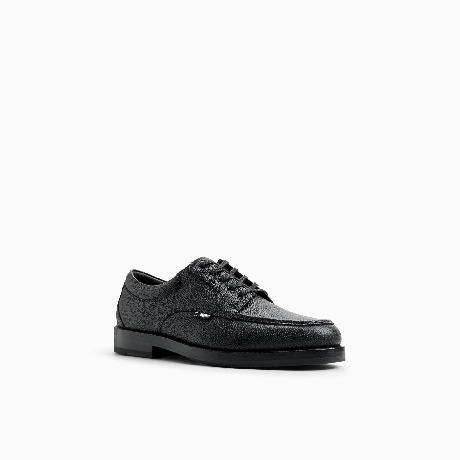 Three-quarter angle of Open black Men's G.H.BASS x Metalwood Studios - Sportocasin Derby Lace-Up Derby Lace-Ups's back side