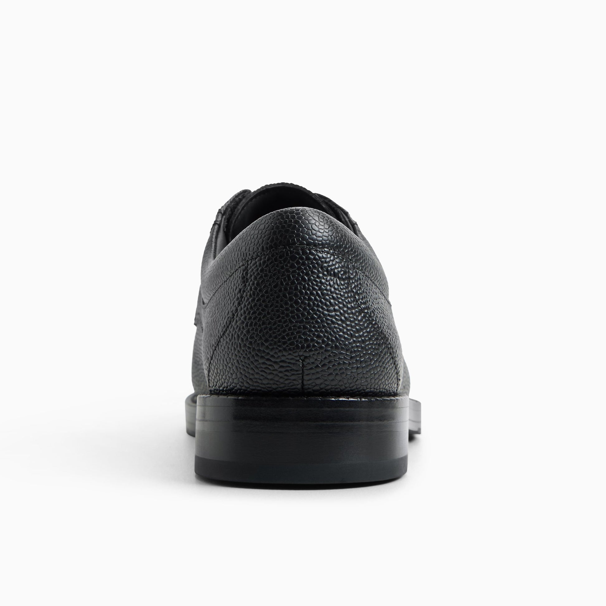 Side view of Open black Men's G.H.BASS x Metalwood Studios - Sportocasin Derby Lace-Up Derby Lace-Ups