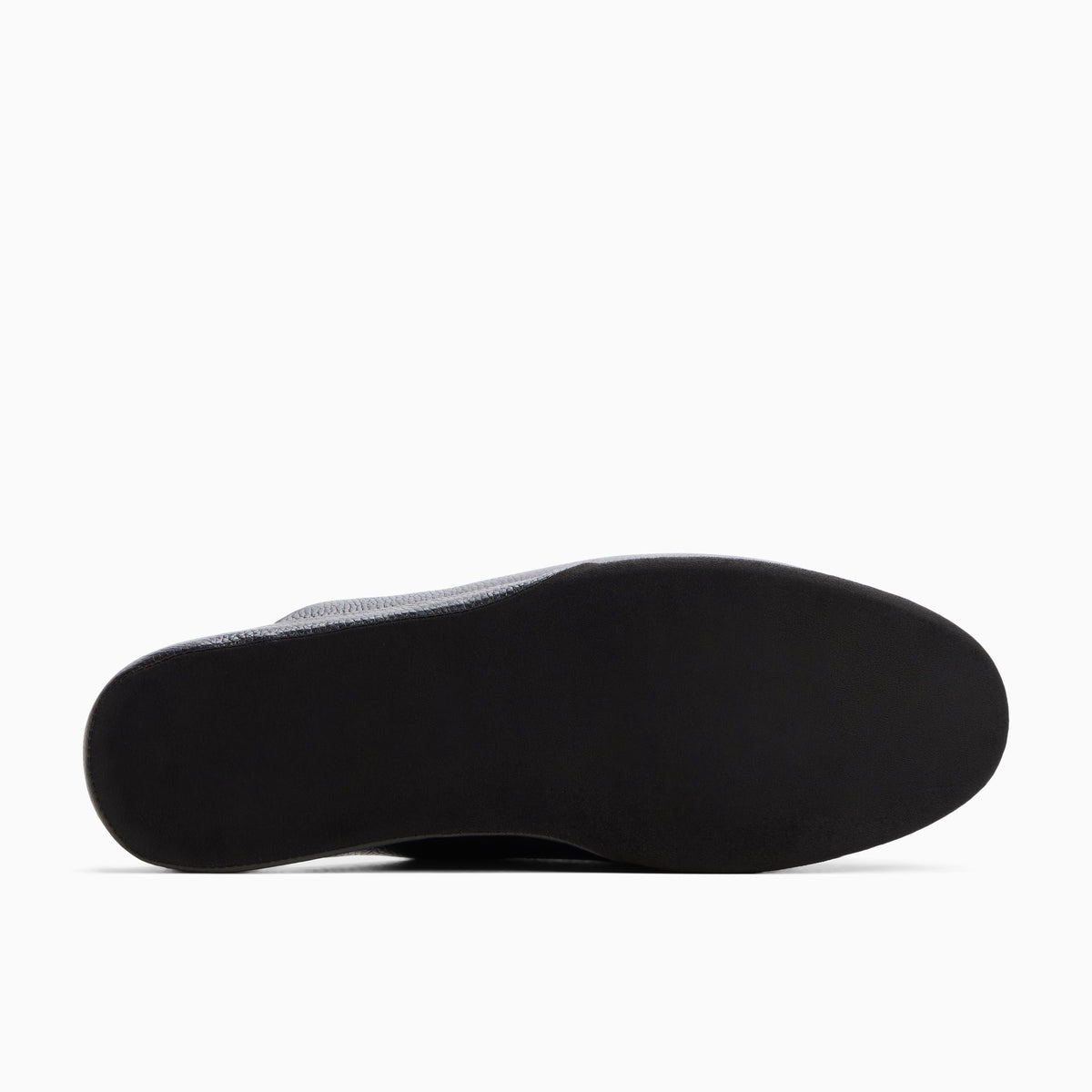 Close-up of the Black Men's Monogram Packable Travel Slipper Slippers