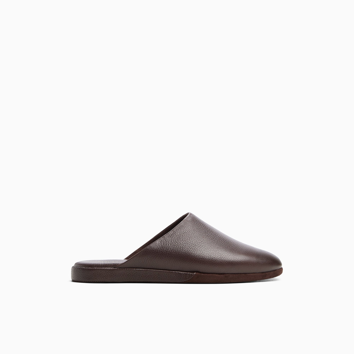 Main View of Brown Men's Monogram Packable Travel Slipper Slippers for Mens