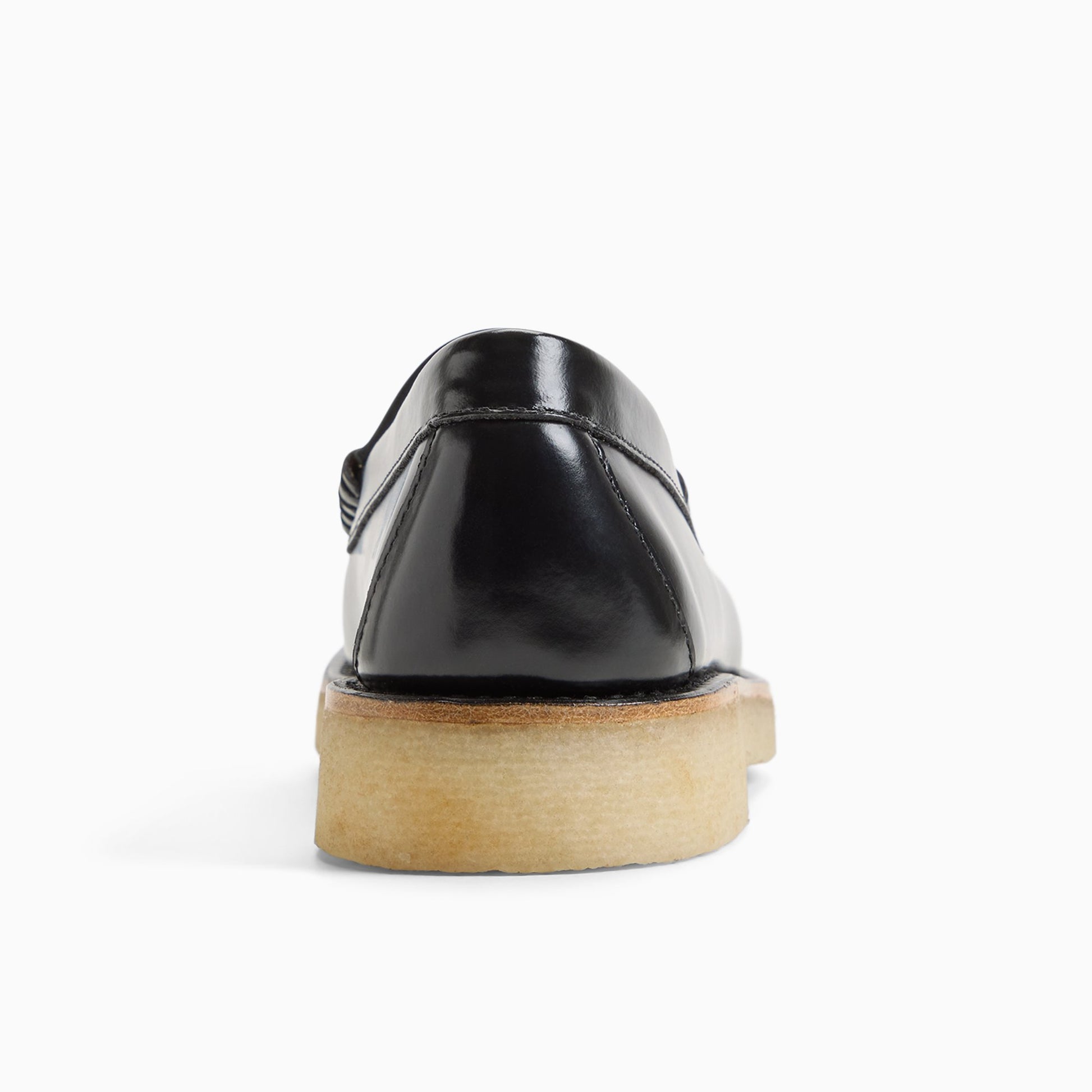 Side view of Black Wallabee wj_lm