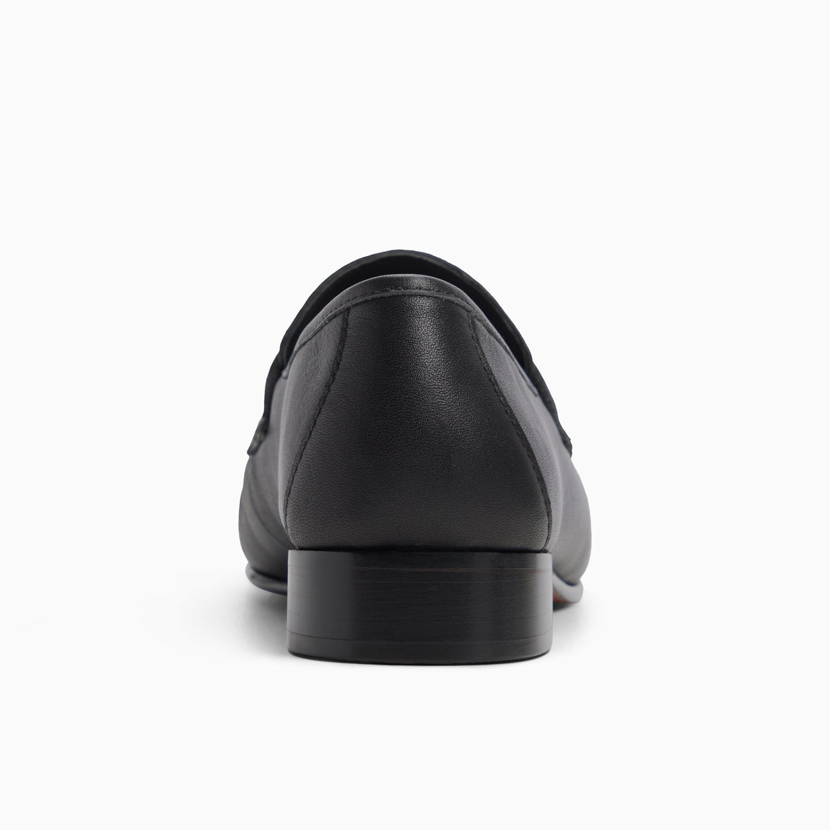Side view of Black Women's Rose Penny Loafer Penny Loafers