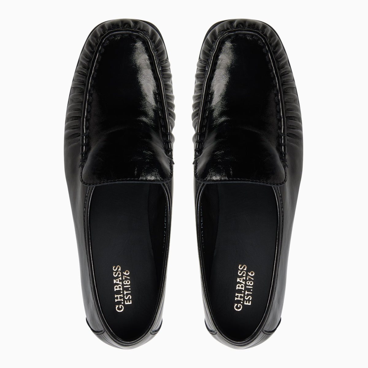 Three-quarter angle of Black Women's Bailey Penny Loafer Penny Loafers's front side