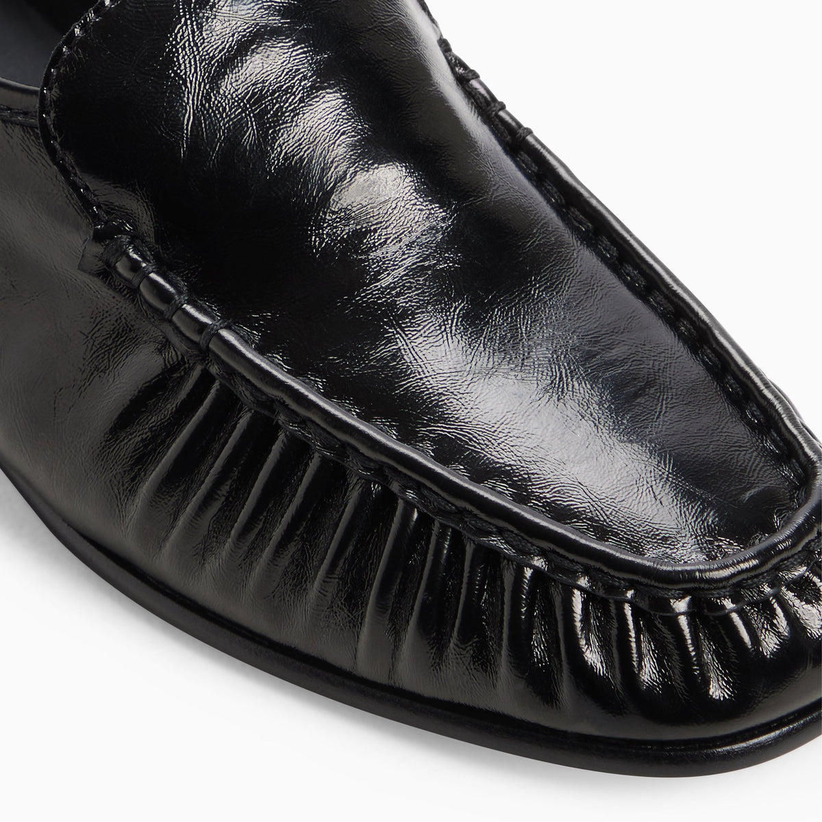 Top-down view of the Black Women's Bailey Penny Loafer Penny Loafers