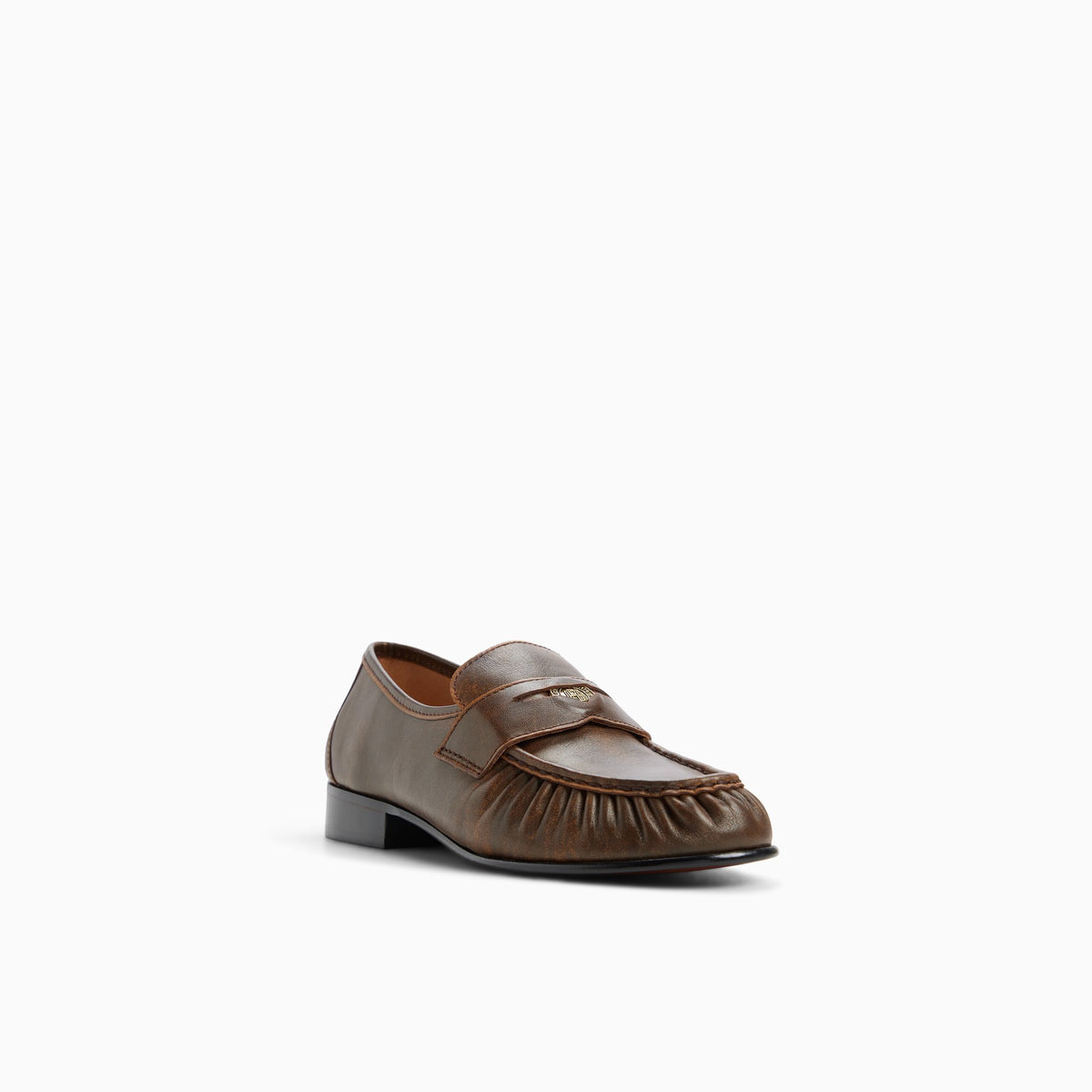 Three-quarter angle of Other brown Women's Rose Penny Loafer Penny Loafers's back side