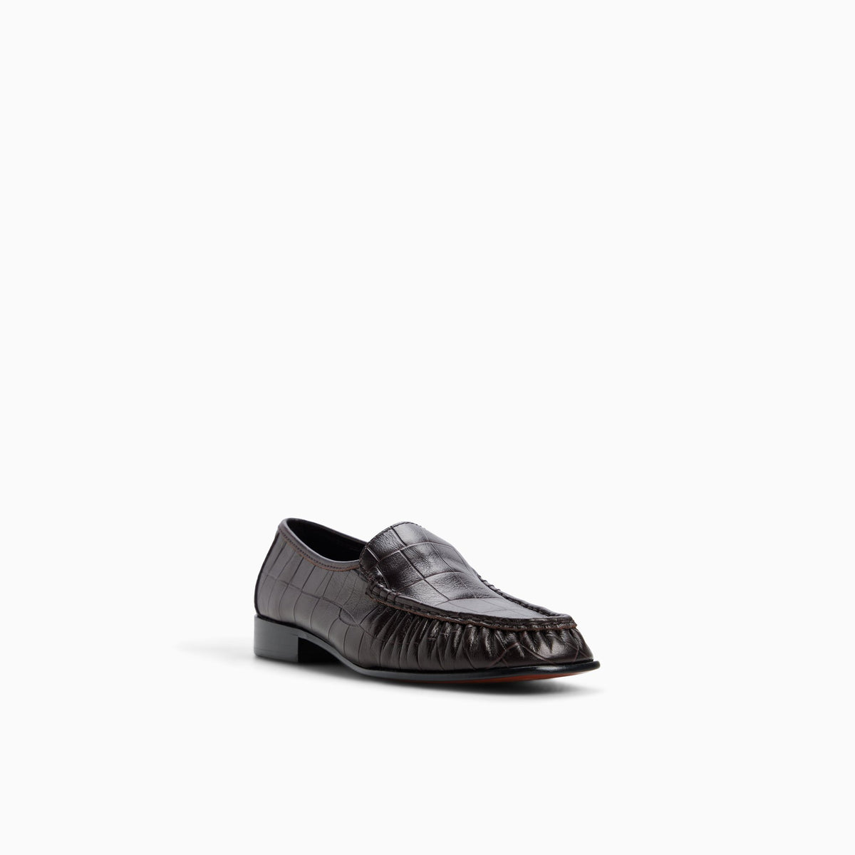 Three-quarter angle of Dark brown Women's Bailey Penny Loafer Penny Loafers's back side