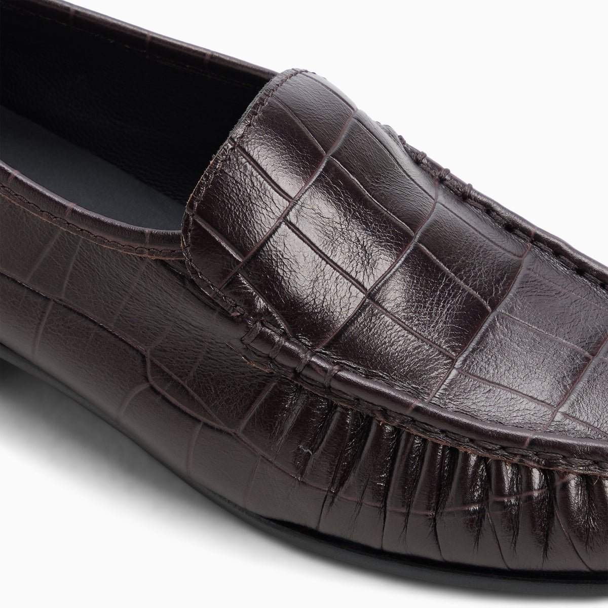 Top-down view of the Dark brown Women's Bailey Penny Loafer Penny Loafers